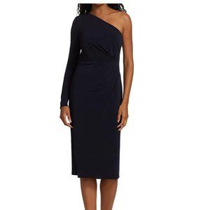 Halston Payton One-Shoulder Dress